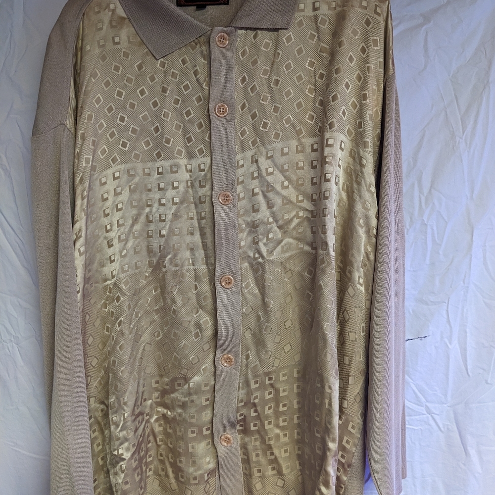 Mens vintage gold shirt